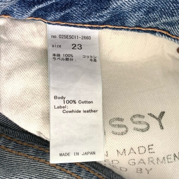 MOUSSY VINTAGE Upland Cut Off Denim Shorts SIZE 23 NWT - Picture 10 of 13